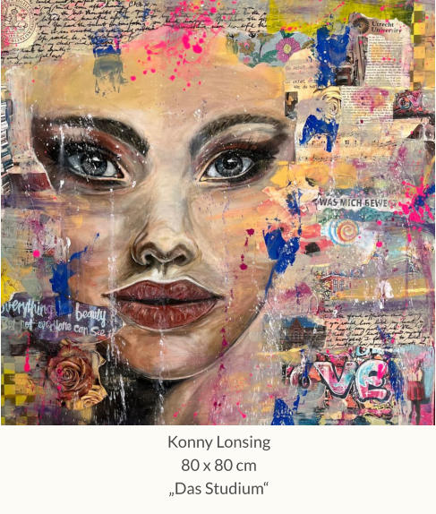 Konny Lonsing80 x 80 cm„Das Studium“
