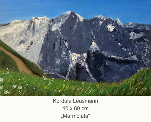 Kordula Leusmann40 x 60 cm„Marmolata“