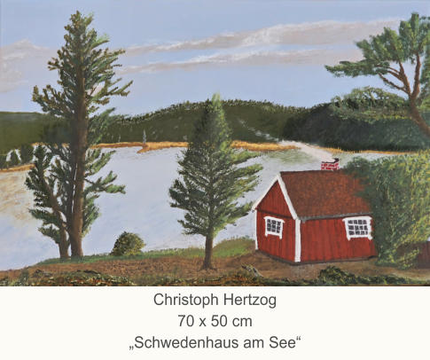 Christoph Hertzog70 x 50 cm„Schwedenhaus am See“