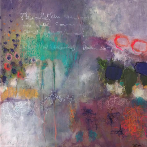 "Balanced", Acryl, 40 x 40 cm