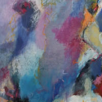 "Side by side", Acryl, 30 x 30 cm